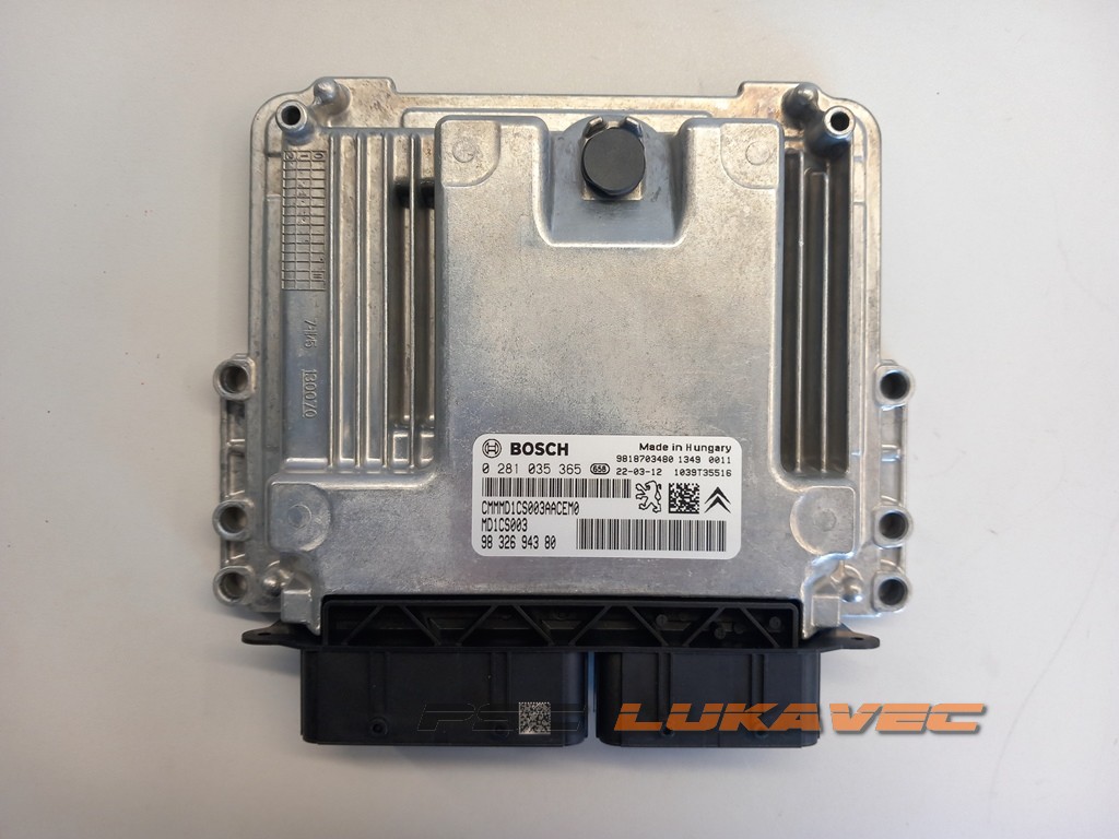 PEUGEOT 308 KOMPJUTER MOTORA 0281035365 2018-