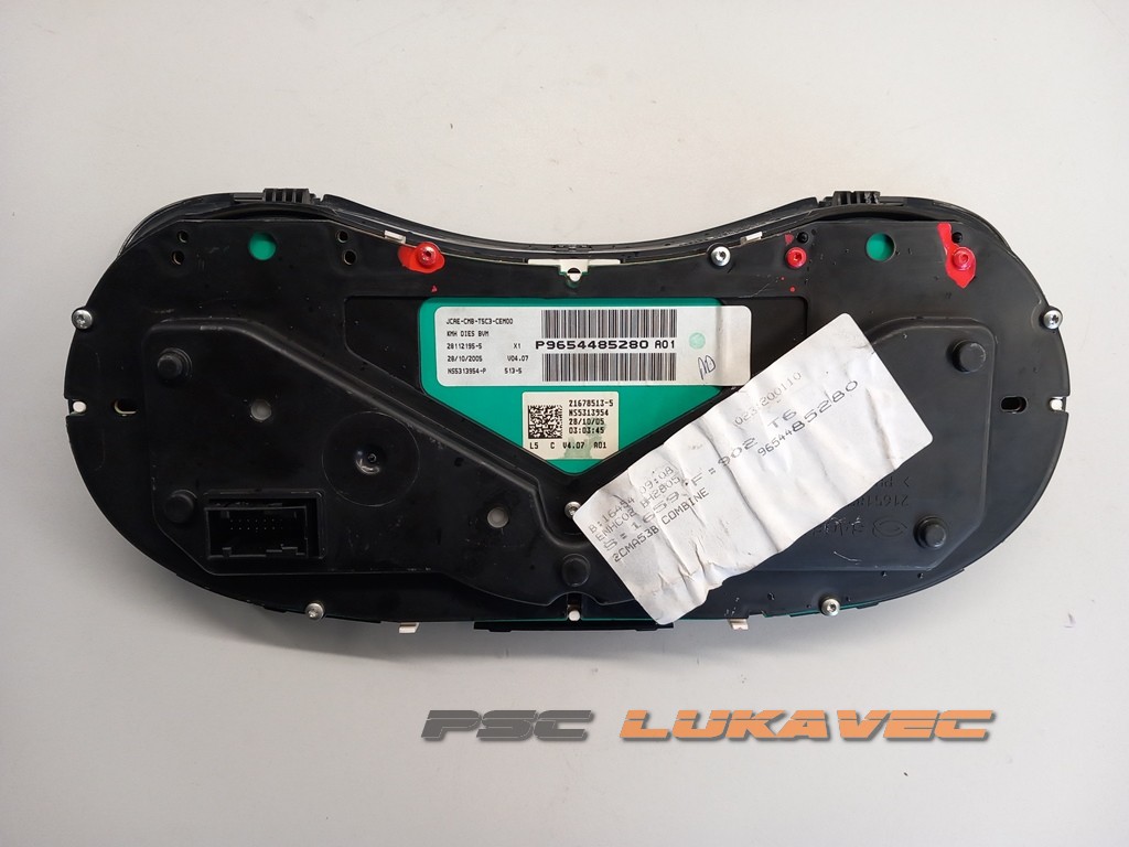 PEUGEOT 307 KILOMETAR SAT 307 INSTRUMENT TABLA P9654485280