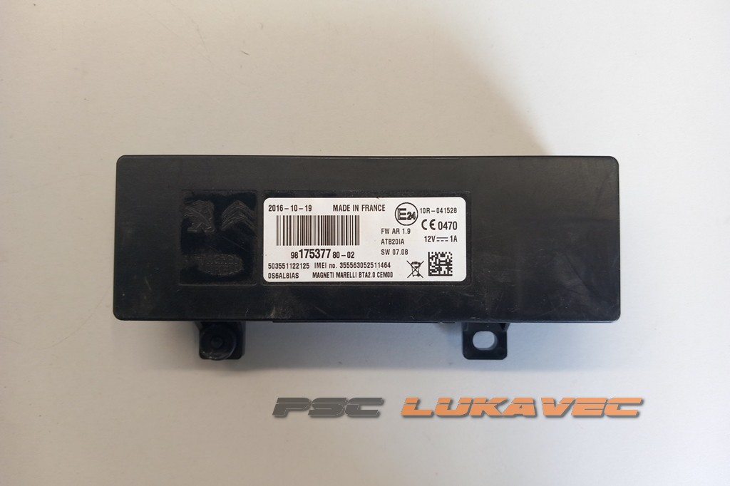 PEUGEOT 508 2.0 BlueHDI BLUETOOTH MODUL 9817537780 503551122125 2016.