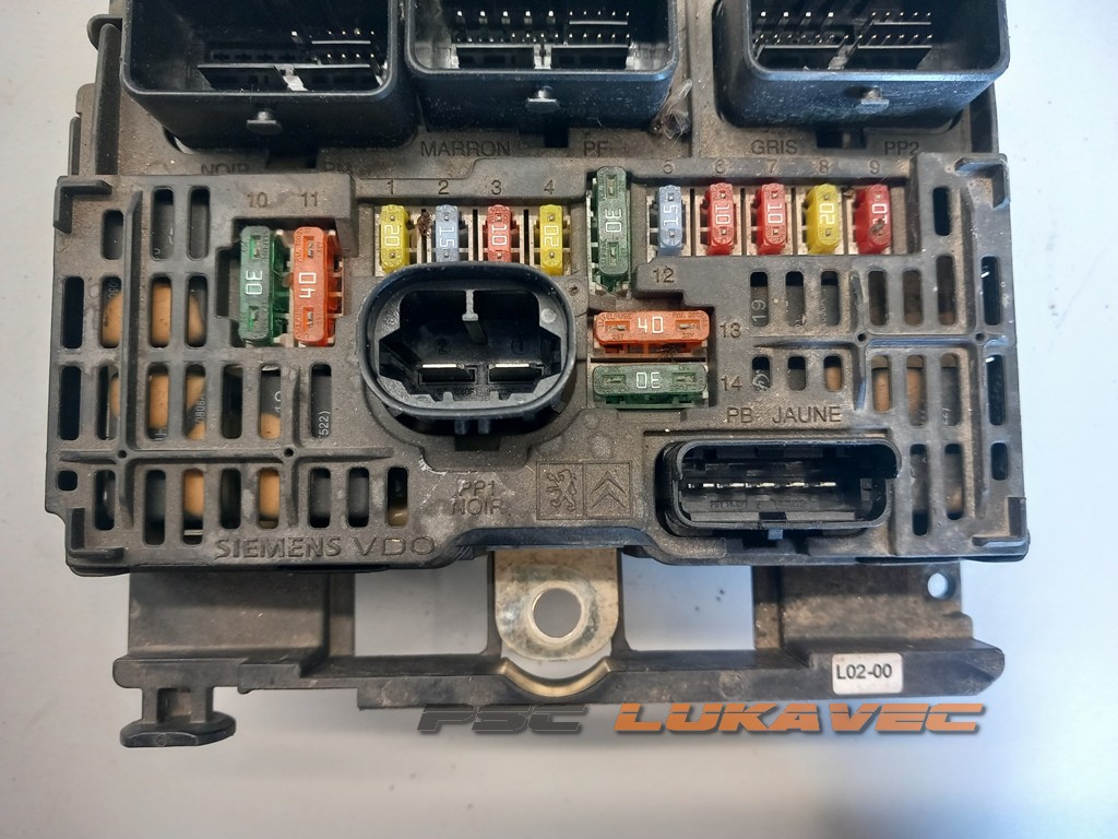 PEUGEOT 407 KUTIJA OSIGURAČA UPC BSM-L02-00 9661682680 2004-2010.