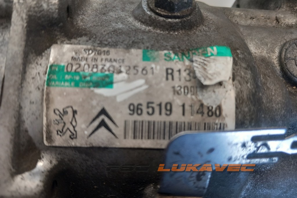CITROEN C4 KOMPRESOR KLIME 1.6 HDI 9651911480