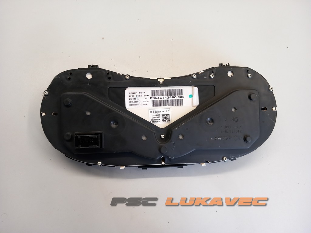 PEUGEOT 307 INSTRUMENT TABLA 9646742480