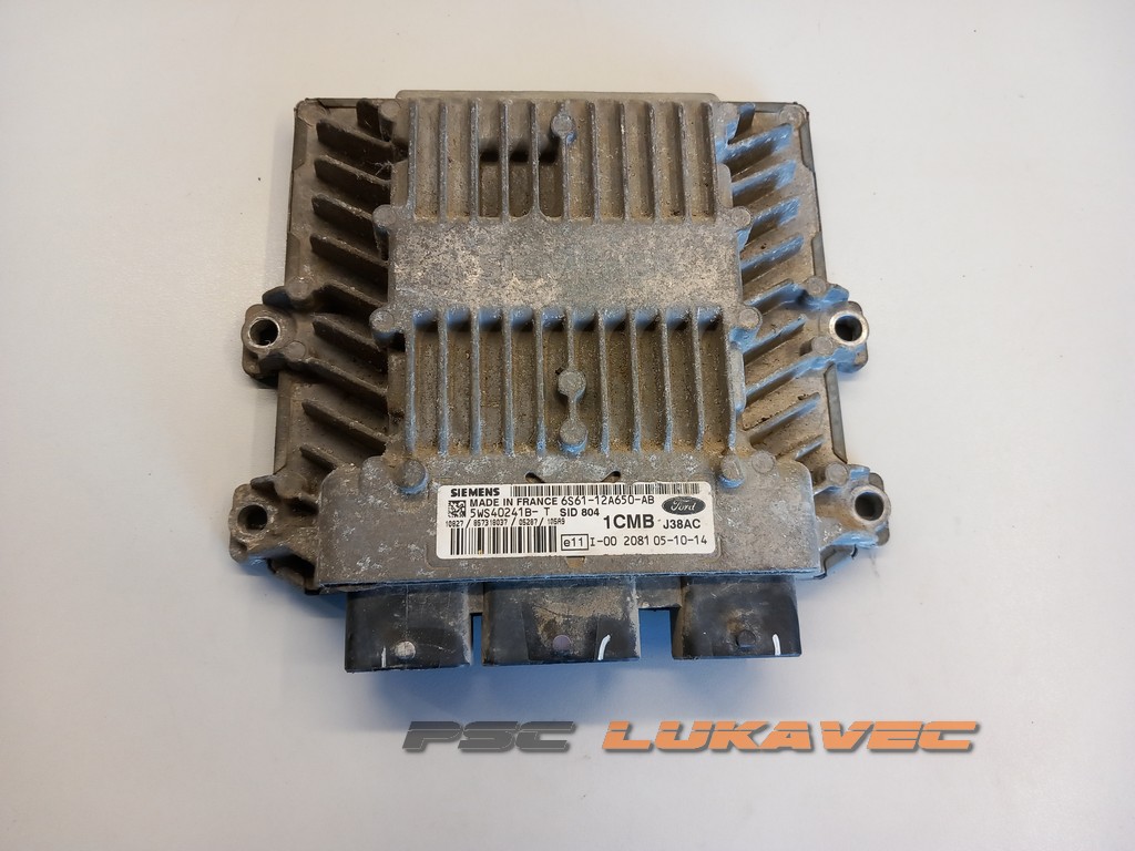 FORD FIESTA V KOMPJUTER MOTORA1.4 TDCI 6S61-12A650-AB 5WS40241B-T