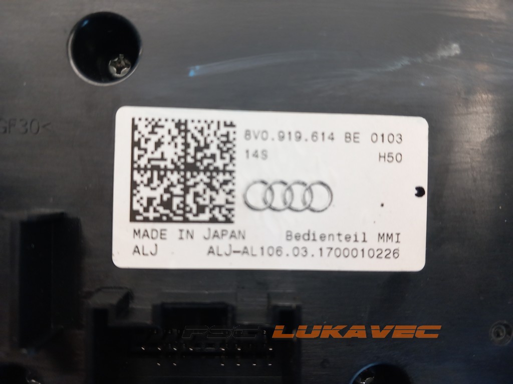 AUDI A3 8V MMI KONZOLA 8V0919614BE