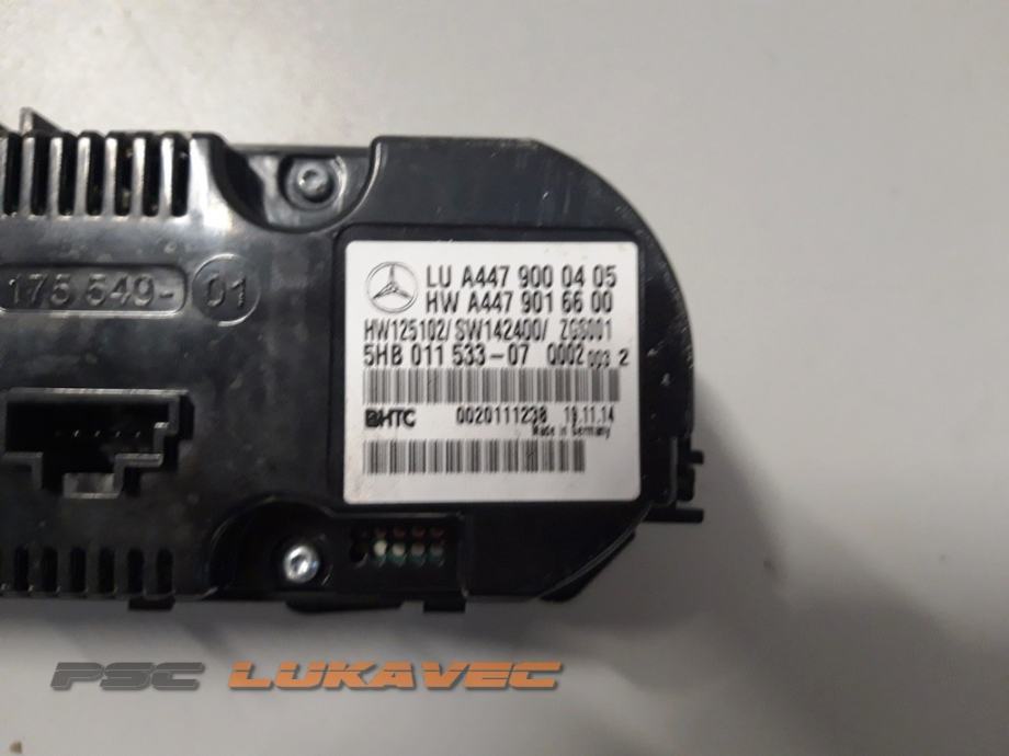 MERCEDES VIANO W447 PREKIDAČI VENTILACIJE  A4479000405