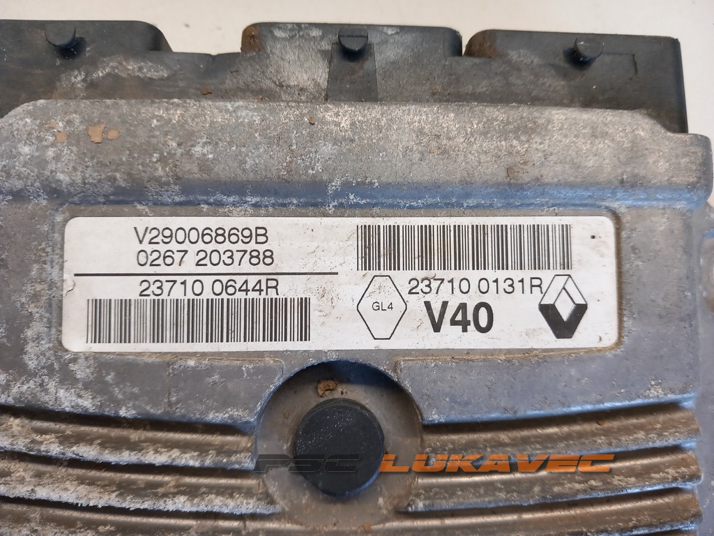 RENAULT FLUENCE KOMPJUTER MOTORA 1.6 16V 237100644R