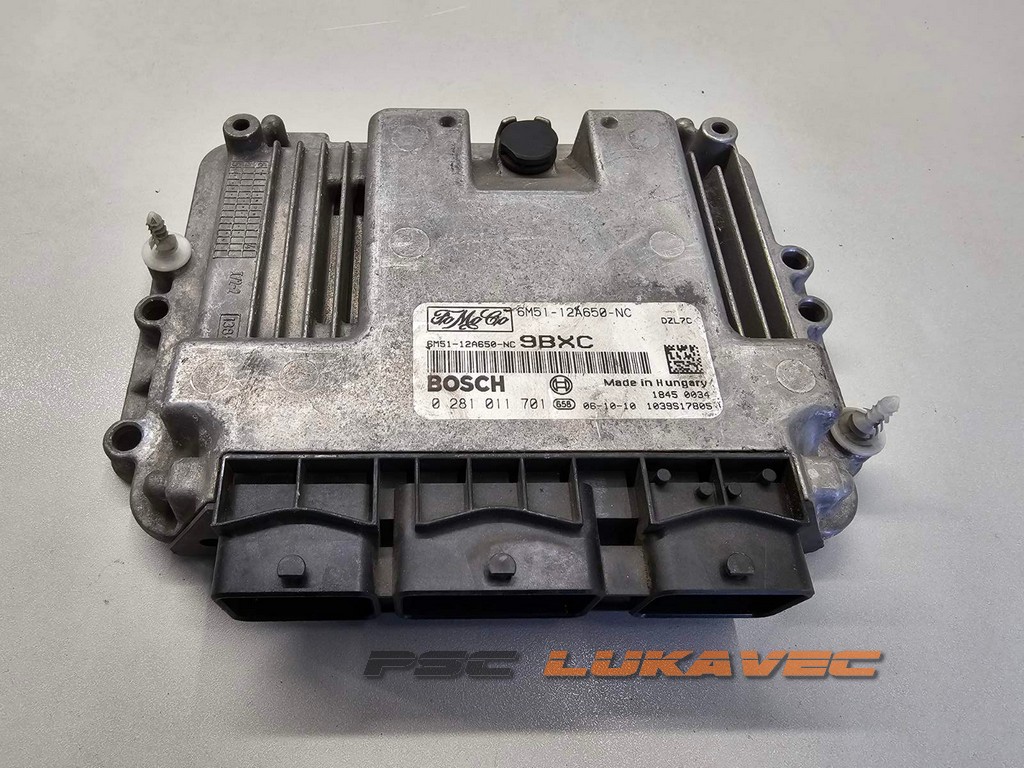 FORD FOCUS KOMPJUTER MOTORA 1.6 TDCI 0281011701 6M5112A650NC