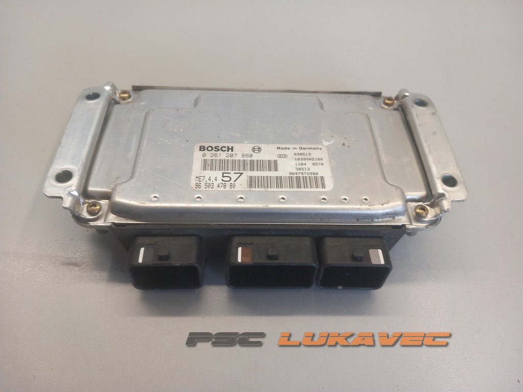 PEUGEOT 307 KOMPJUTER MOTORA 1.6 16V 0261207860 96550347880