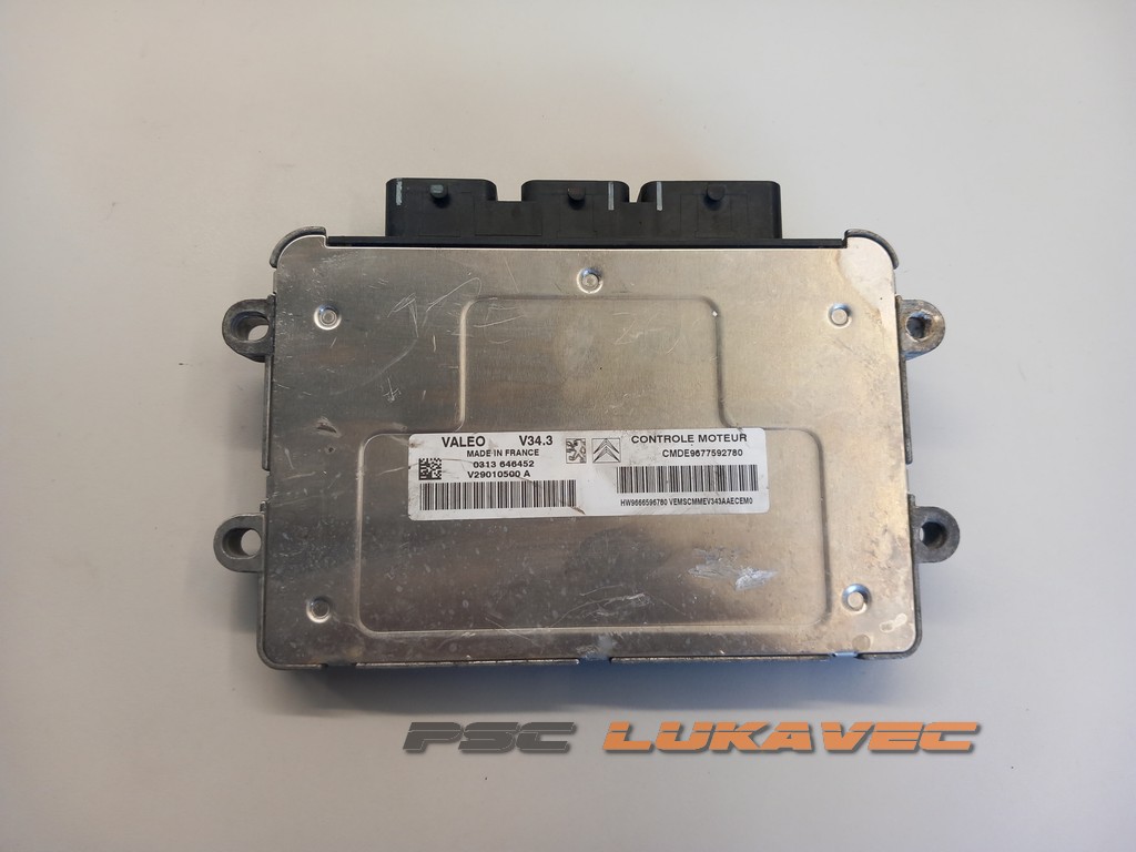 PEUGEOT 206 KOMPJUTER MOTORA 9677592780 VALEO 34.3