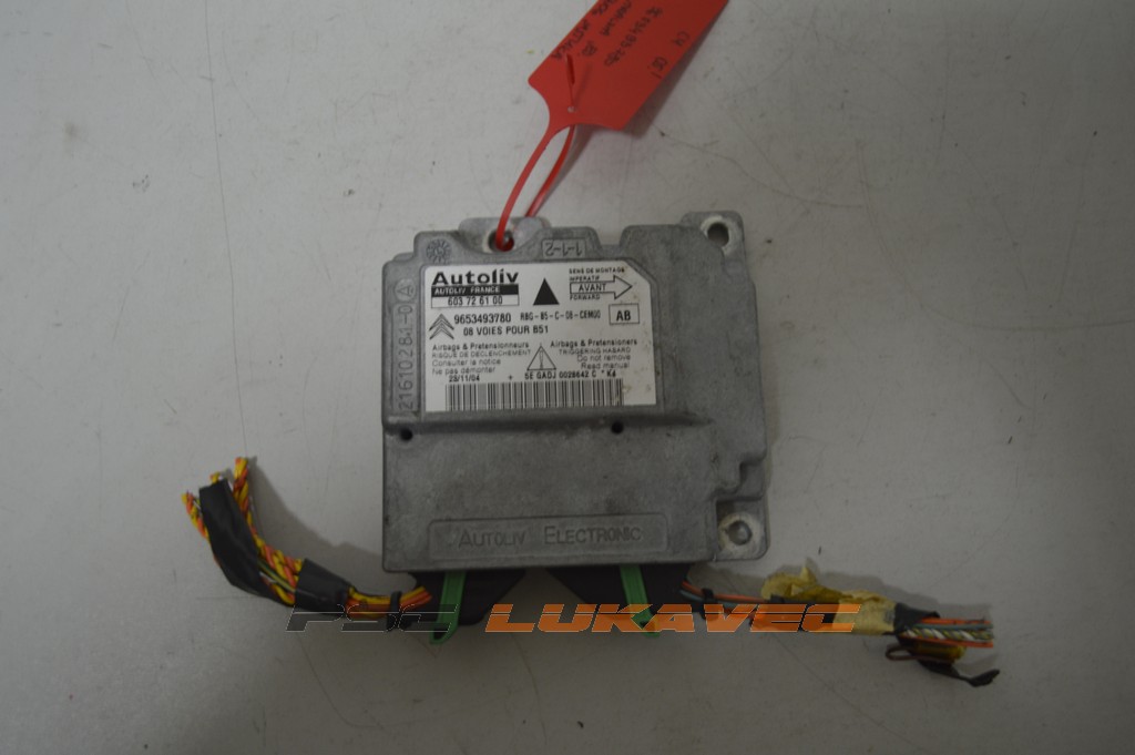CITROEN C4 CENTRALNA JEDINICA ZRAČNOG JASTUKA 9653493780 2005.