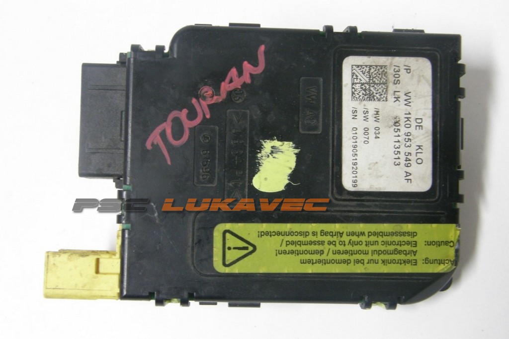 VW TOURAN MODUL VOLANA TOURAN ELEKTRONIKA VOLANA 1K0953549AF