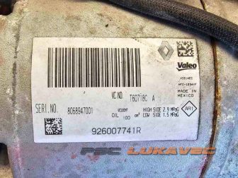 RENAULT CLIO 4 KOMPRESOR KLIME 0.9 TCE 926007741R