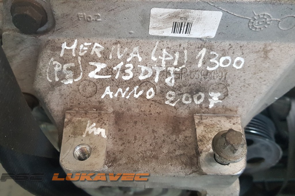 MOTOR OPEL 1.3 TDCI  MERIVA MOTOR