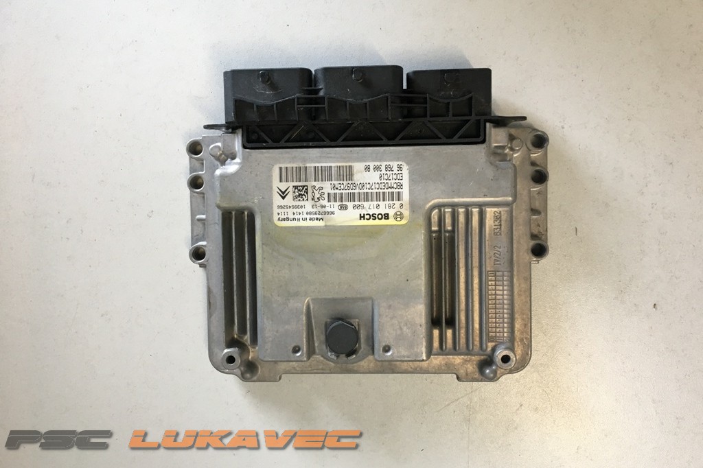 CITROEN BERLINGO 1.6 HDI KOMPJUTER MOTORA  9676830080  EDC17C10 BOSCH