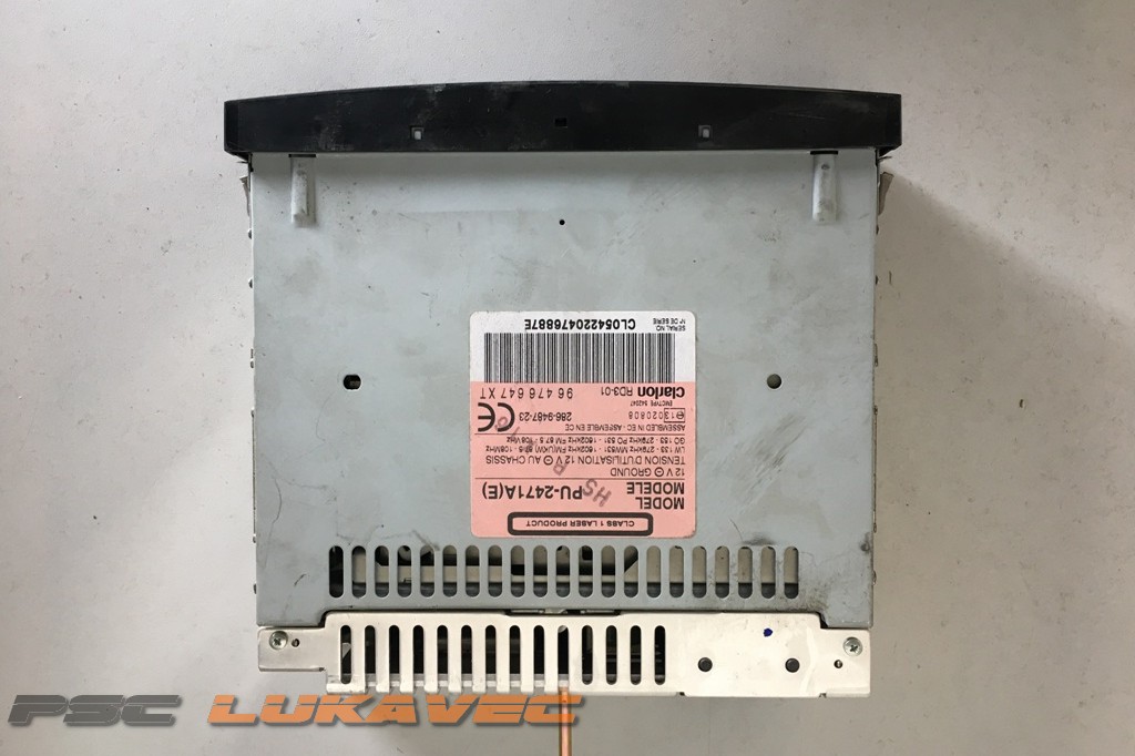 CITROEN C3 CD RADIO 96476647XT
