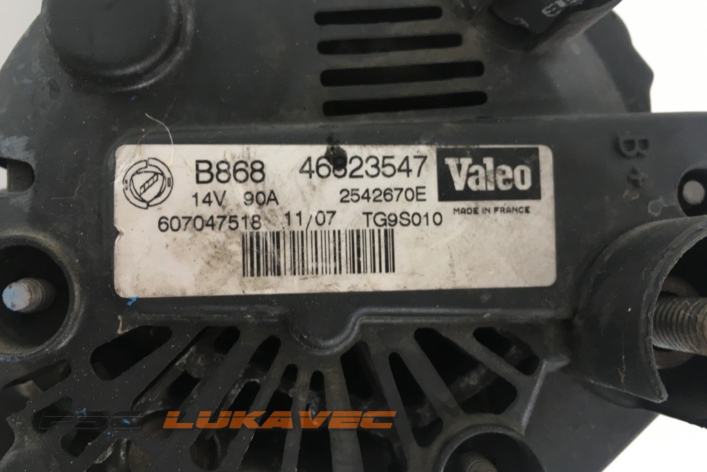 FIAT ALTERNATOR 1.3 JTD 46823547
