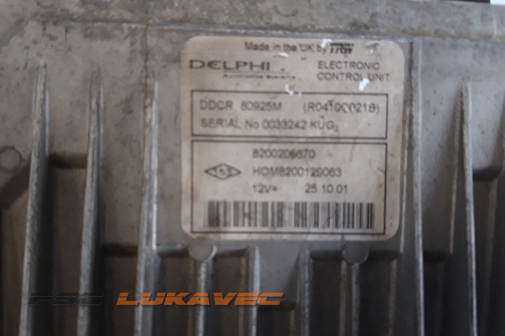 RENAULT CLIO 2 KOMPJUTER MOTORA 1.5 DCI 8200206670