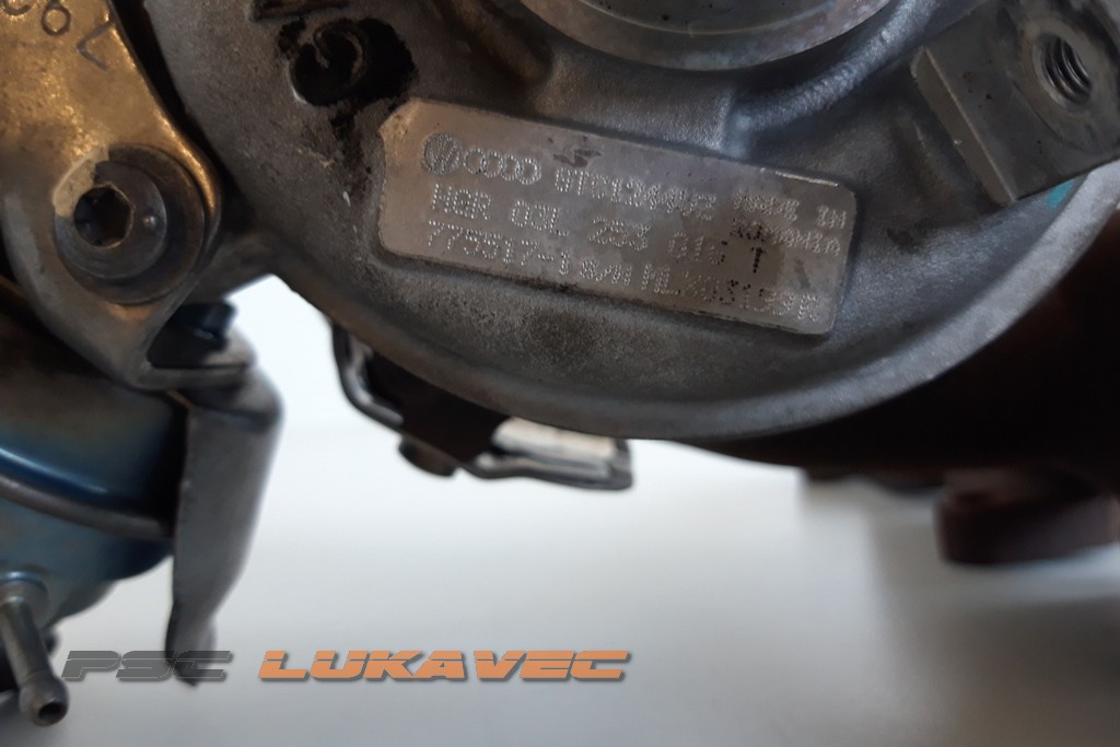 VW TURBINA 1.6 TDI 03L253016T