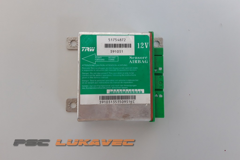 FIAT GRANDE PUNTO AIRBAG MODUL PUNTO MODUL ZRAČNOG JASTUKA 51754872