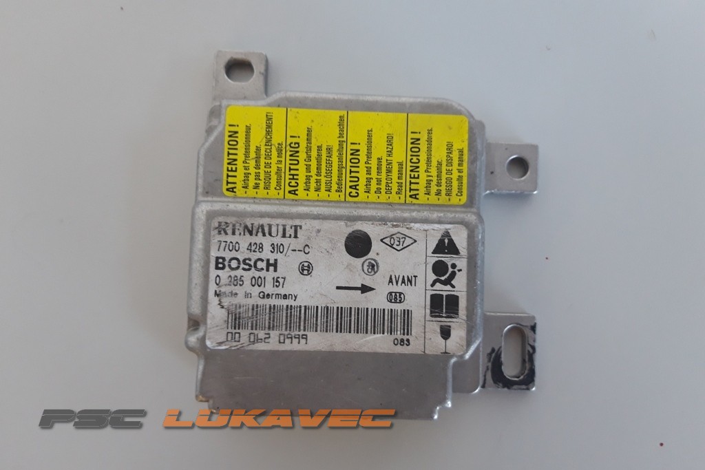 RENAULT CLIO 2 ELEKTRONIKA ZRAČNOG JASTUKA 7700428310 2001.