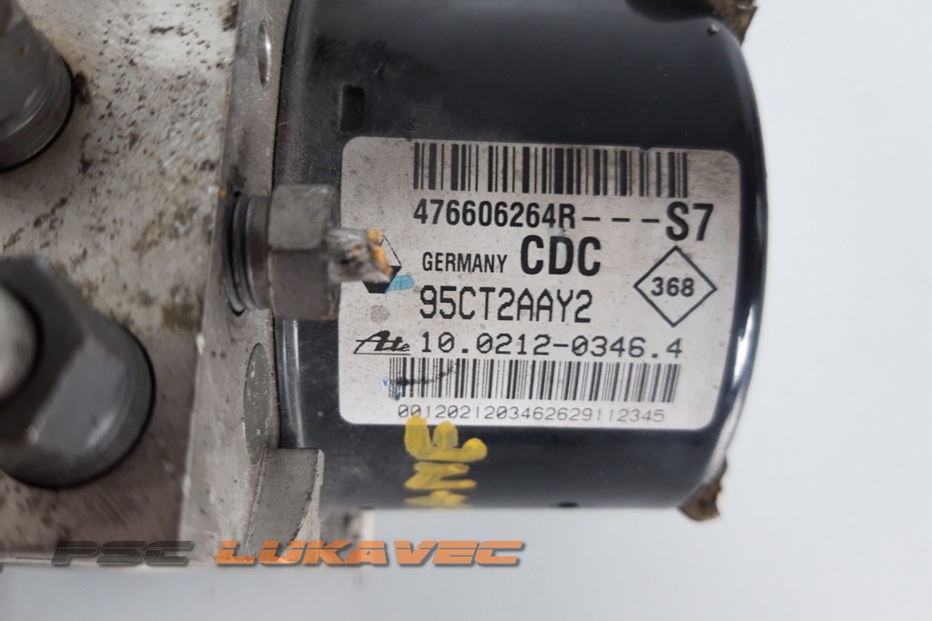 RENAULT MEGANE 3 ABS PUMPA MEGANE 3 CENTRALA ABS 95CT2AAY2