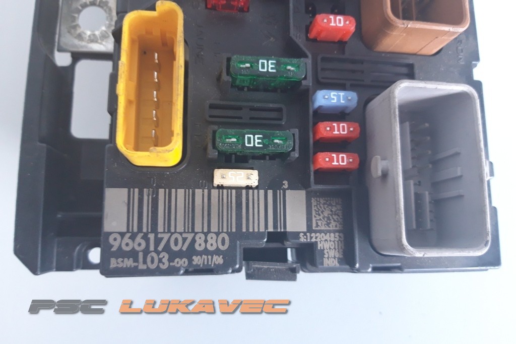 CITROEN C3 KUTIJA OSIGURAČA 9661707880 L03-00