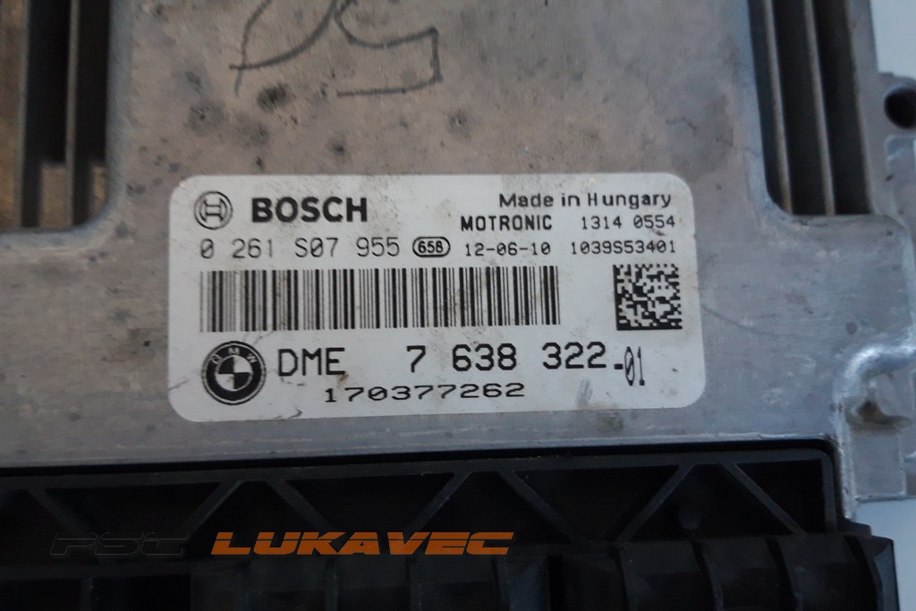 MINI COOPER KOMPJUTER MOTORA 7638322 0261S07955