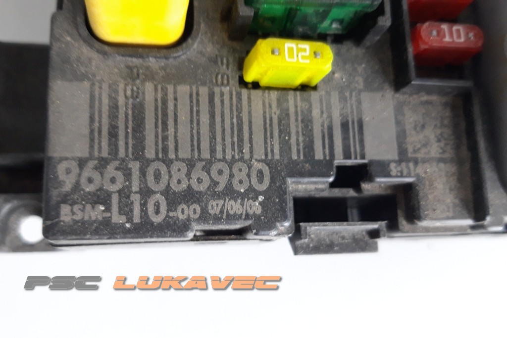 CITROEN C3 KUTIJA OSIGURAČA BSM L10-00 9661086980
