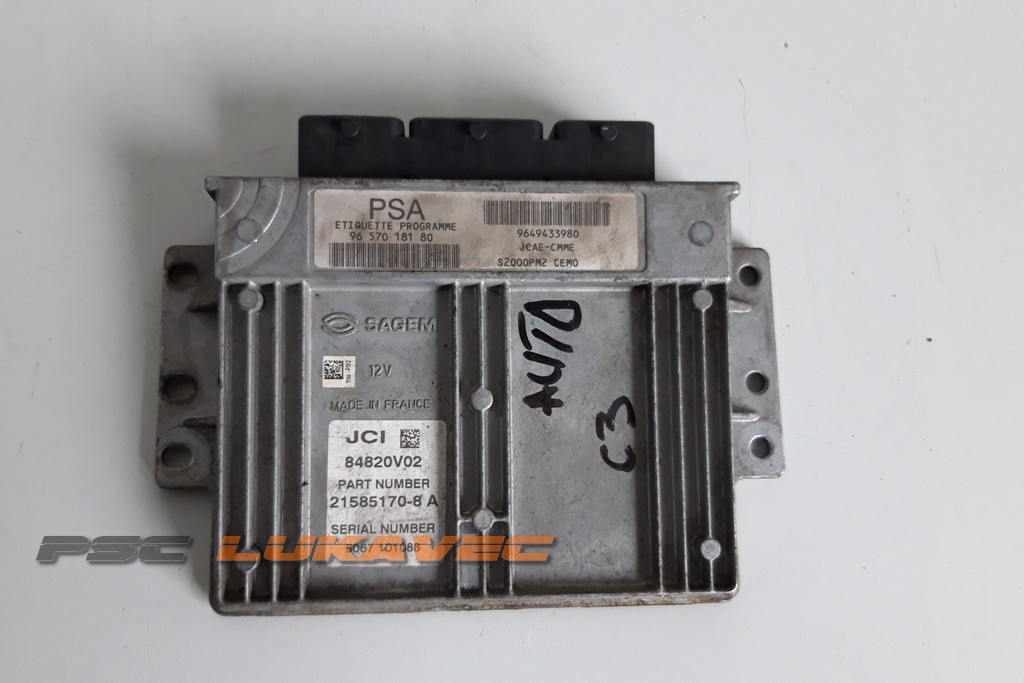 CITROEN C2 KOMPJUTER MOTORA 1.4 9649433980