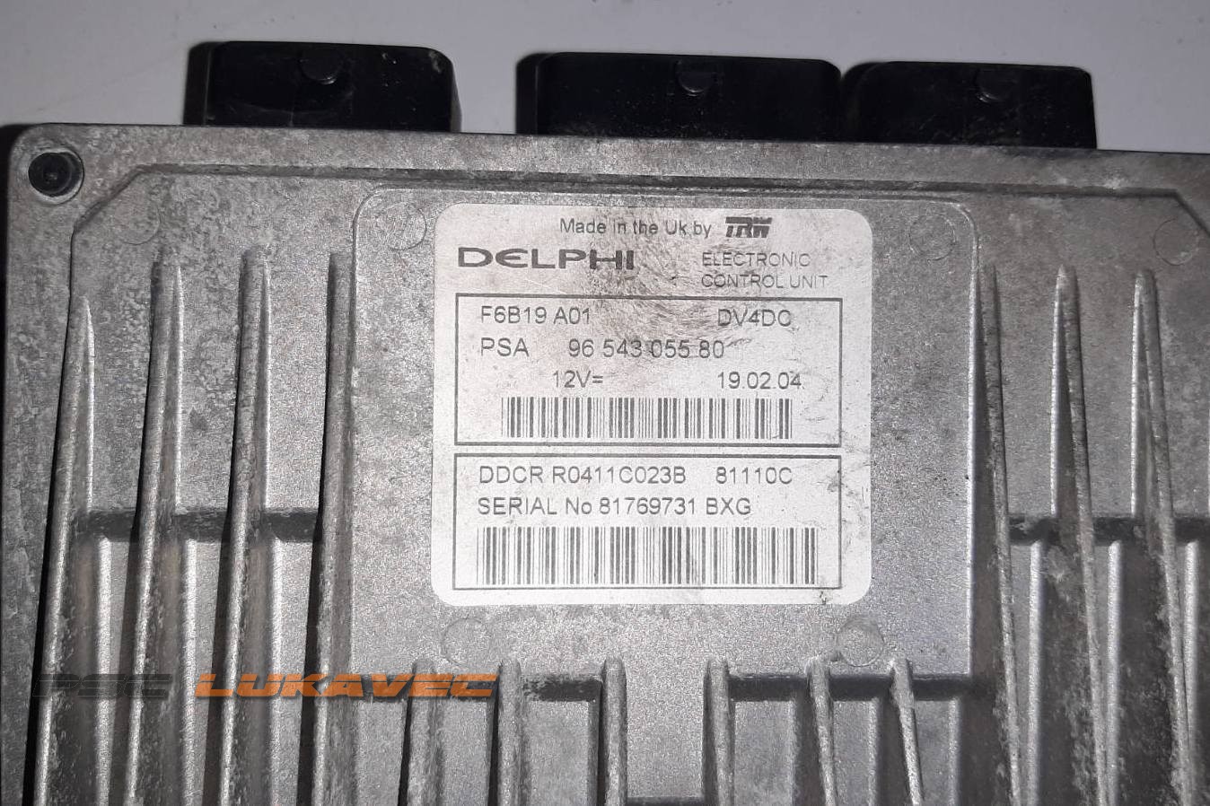 CITROEN C3 KOMPJUTER MOTORA 1.4 HDi 9654305580 DELPHI