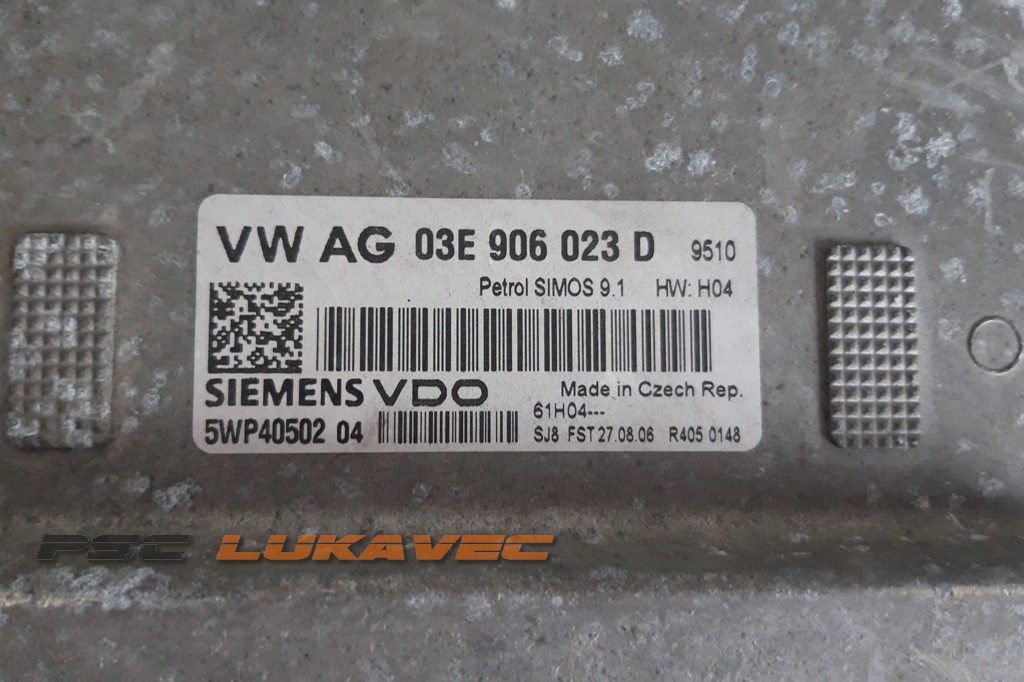 VW POLO KOMPJUTER MOTORA 1.2 16v 03E906023D