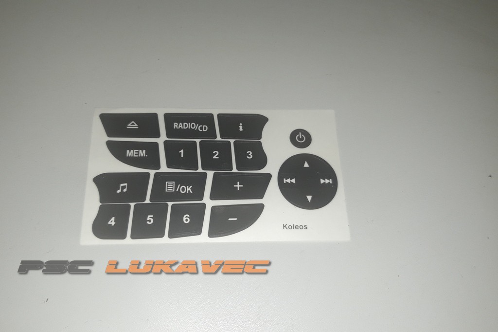 RENAULT CLIO 3 CD RADIO TIPKE