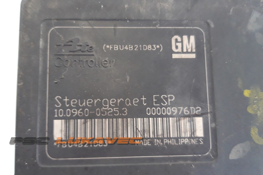 OPEL ASTRA H ABS CENTALA ASTRA H ABS PUMPA 24447835GP