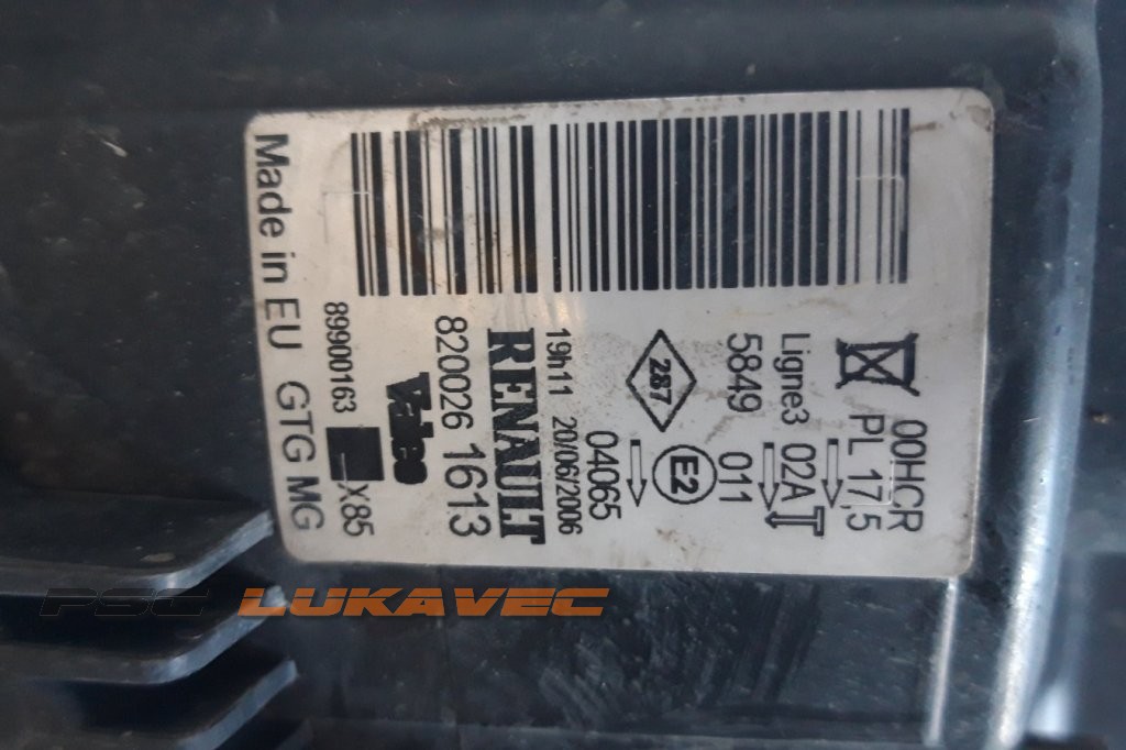 RENAULT CLIO 3 FAR PREDNJI LIJEVI 8200261613