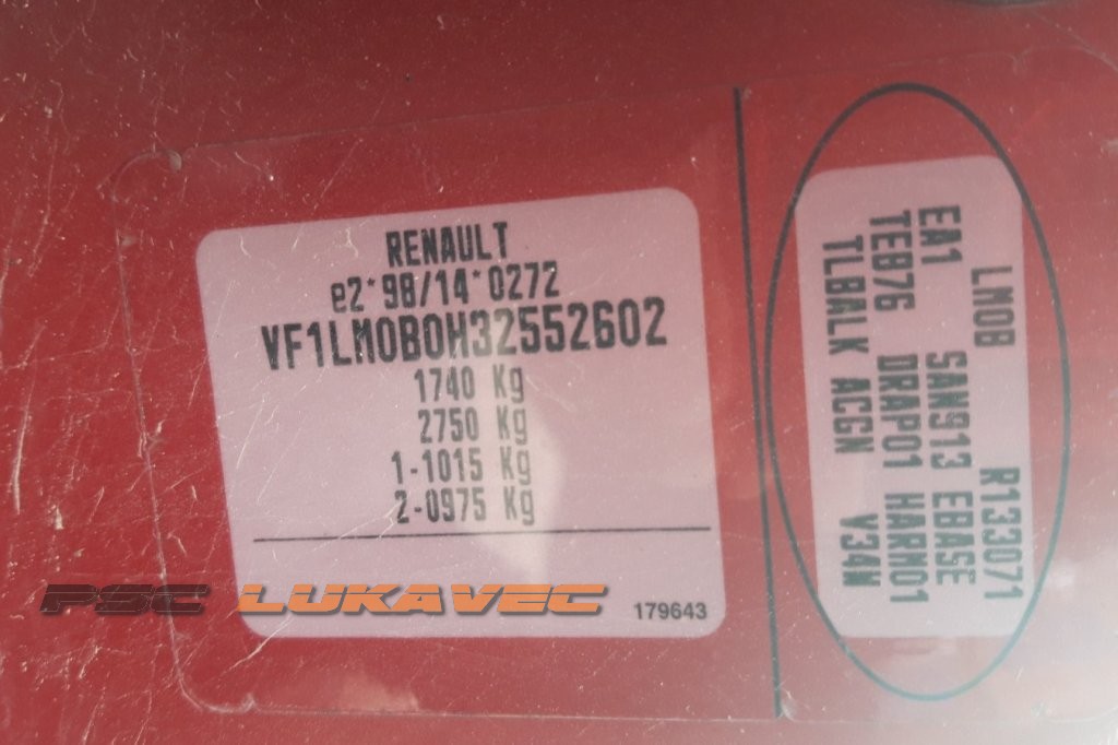 RENAULT MEGANE 2 SEDAN DIJELOVI 1.4 16v 2004.