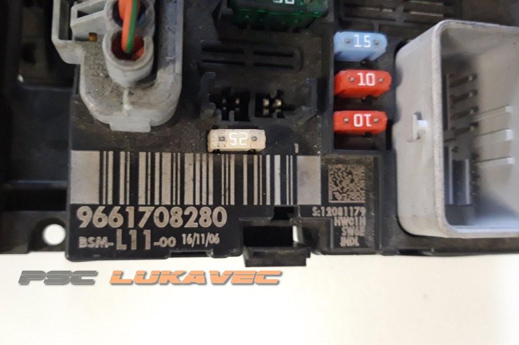 CITROEN  BSM L11-00 9661708280 L11 00 CITROEN KUTIJA OSIGURAČA