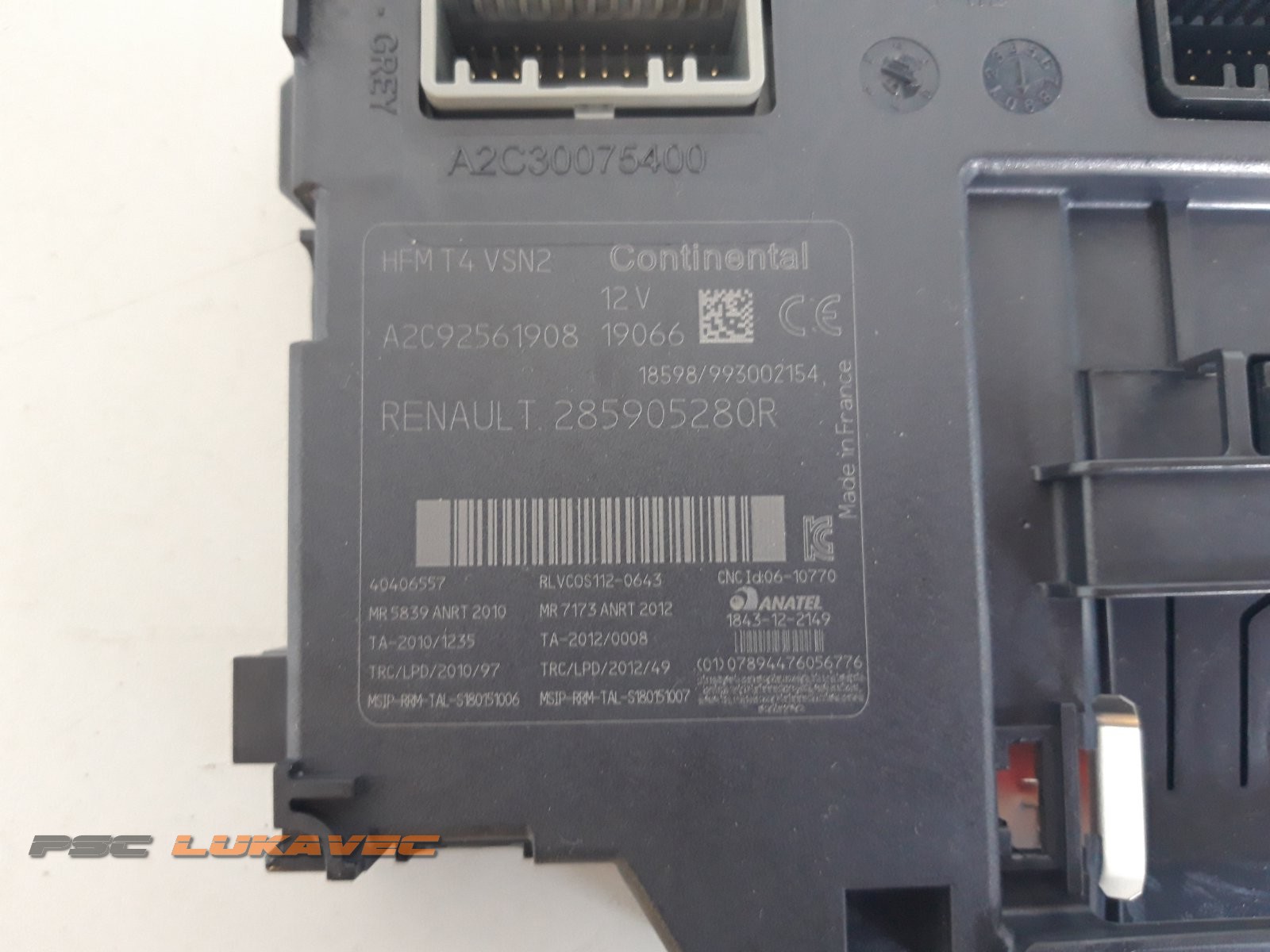 RENAULT CLIO 4 ČITAČ KARTICE 285905280R