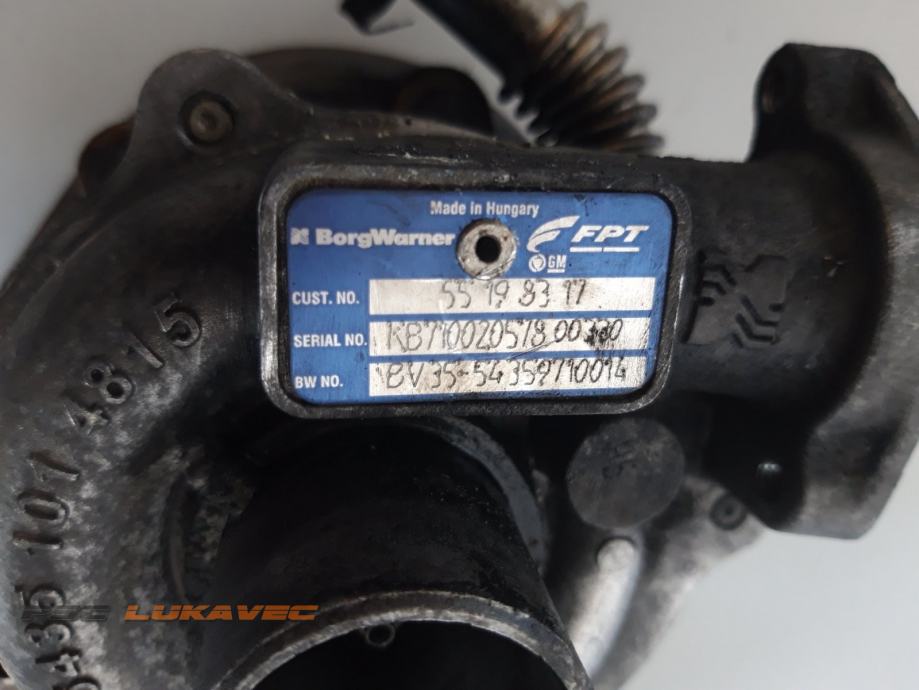 OPEL CORSA D TURBINA 1.3 CDTI 55198317