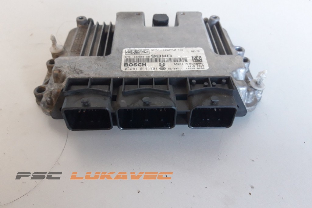 FORD FOCUS KOMPJUTER MOTORA 1.6 TDCi 0281011701 6M5112A650NB