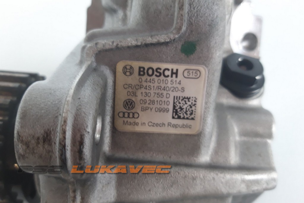 VW GOLF 6 VISOKOTLAČNA PUMPA 2.0 TDi 03L130755D 0445010514