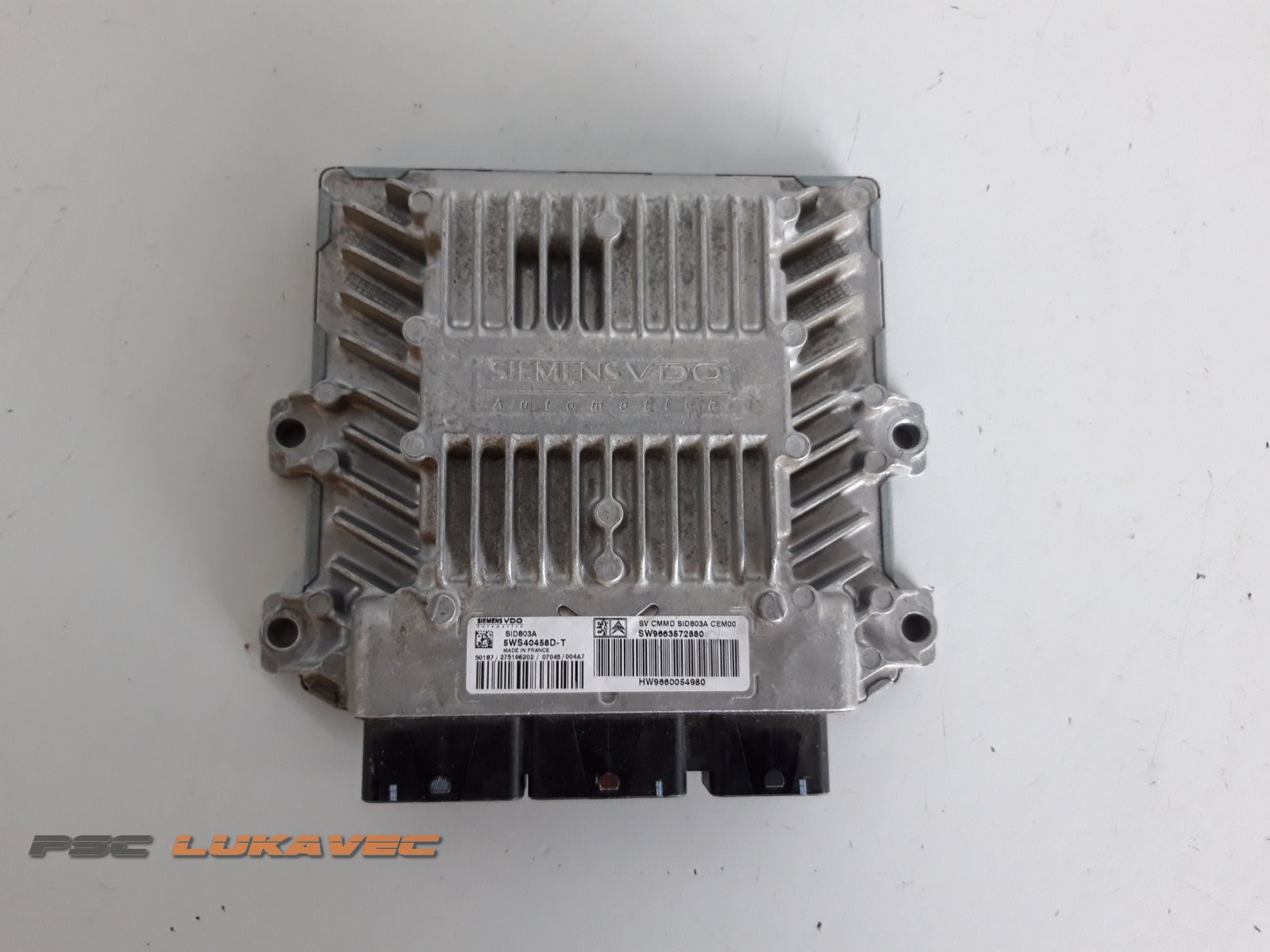 CITROEN C4 PICASSO KOMPJUTER MOTORA 2.0 HDi 9663572880 SID803A