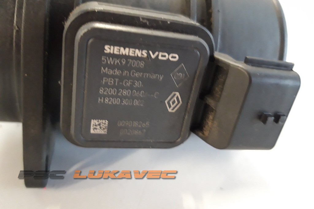 RENAULT MEGANE 2 MJERAČ MASE ZRAKA 1.5 DCi 5WK9 7008 8200300002
