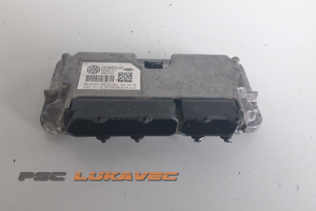 VW POLO KOMPJUTER MOTORA 1.4 16v 03C906024AD 2007.