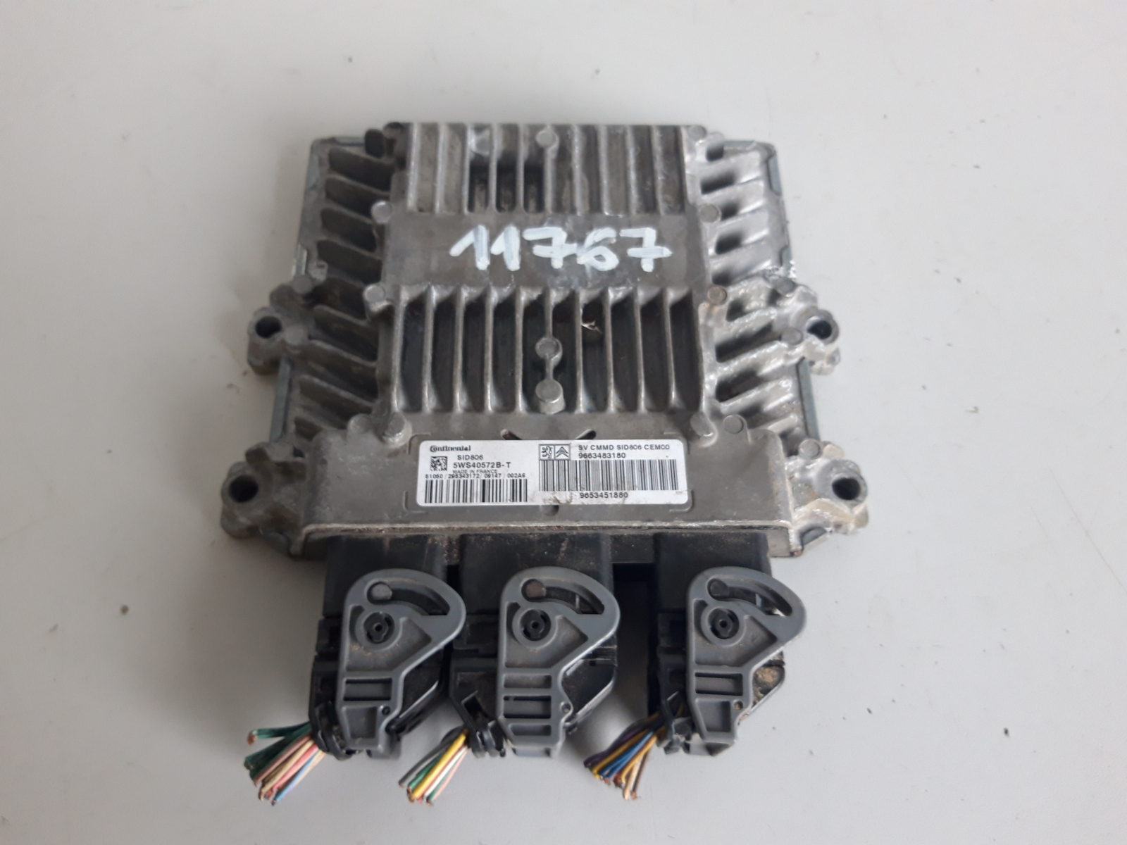 CITROEN C3 KOMPJUTER MOTORA 1.4 HDi  9653451880 SID806