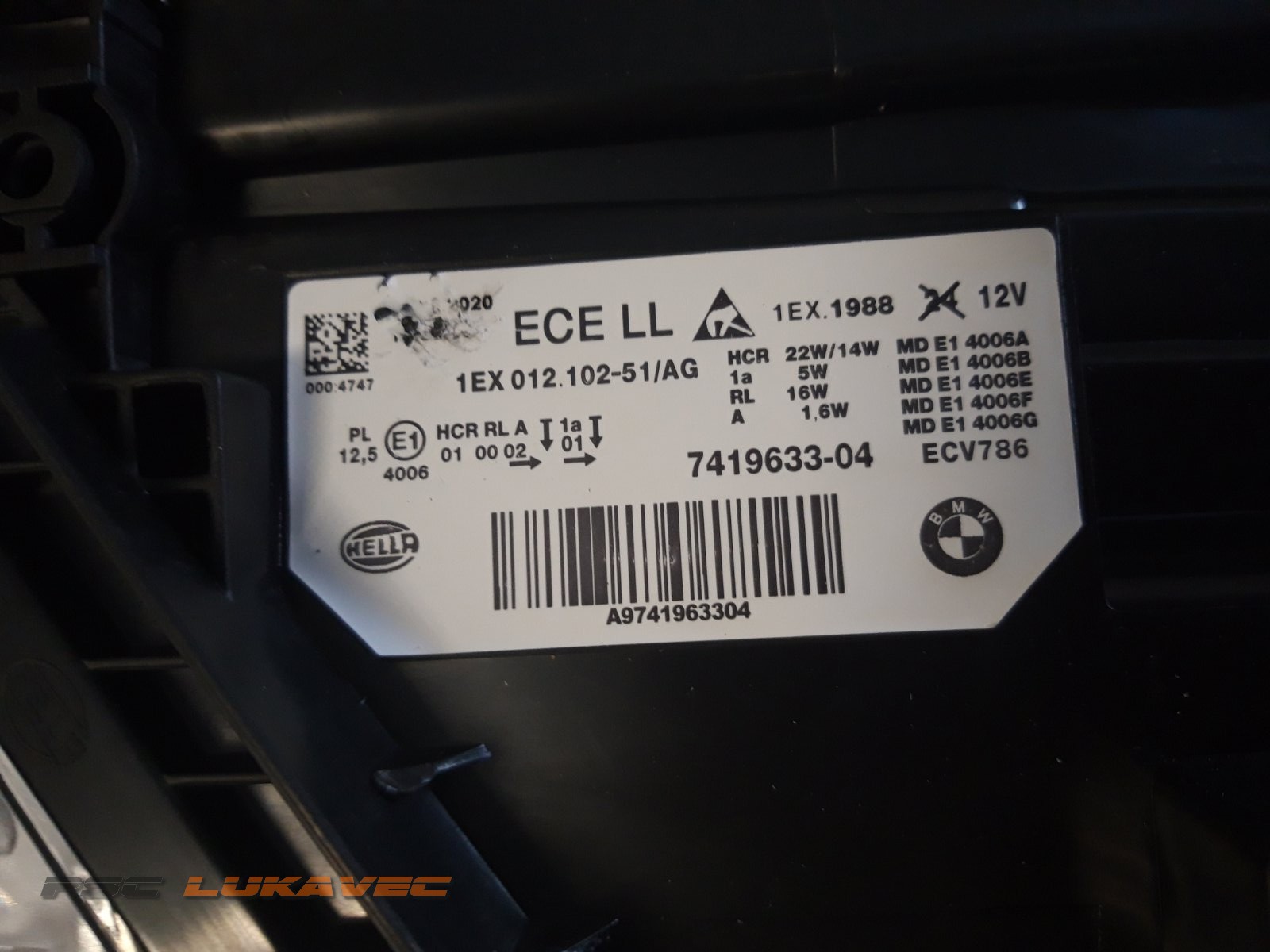 BMW 3 F30 FAR LIJEVI 741963304 2015-2018