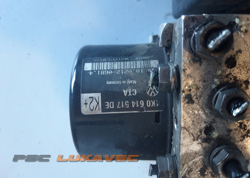 VW GOLF 6 ABS CENTRALA VW GOLF 6 ABS PUMPA 1K0907379BJ