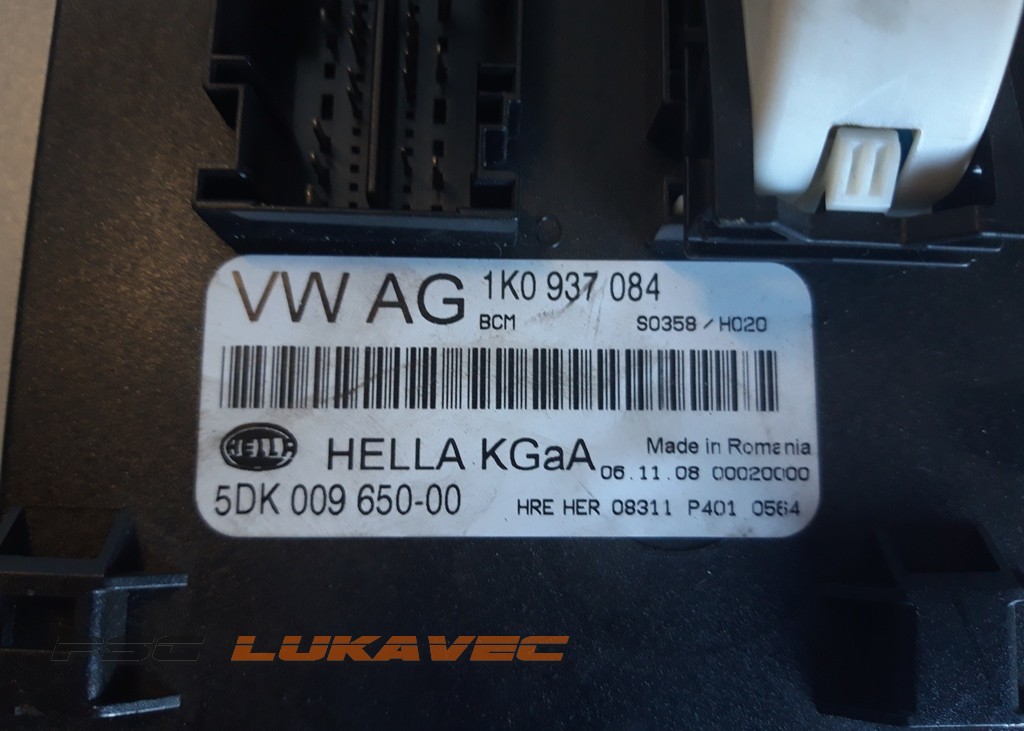 VW GOLF 6 BCM MODUL GOLF 6 KUTIJA OSIGURAČA 1K0937084