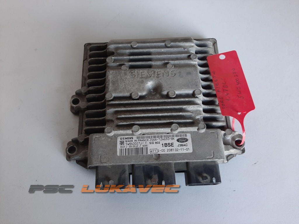 FORD FIESTA KOMPJUTER MOTORA 1.4 TDCI SID 802 2S6A-12A650-BK