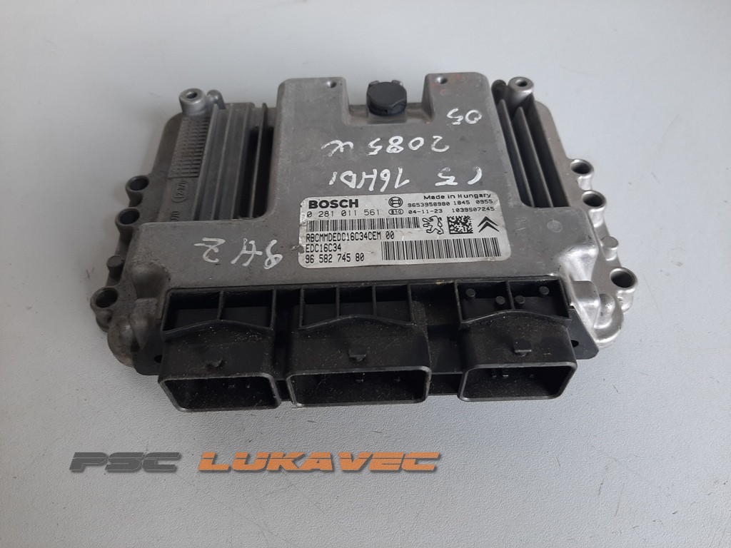 CITROEN C5 KOMPJUTER MOTORA 1.6 HDI EDC16C34 9658274580