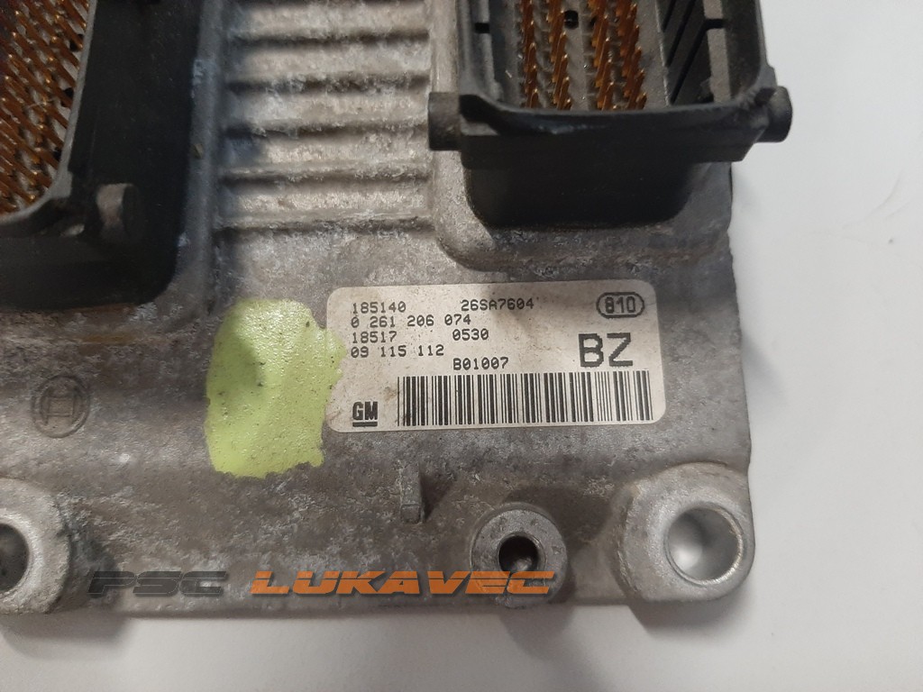 OPEL CORSA C KOMPJUTER MOTORA 1.2 0261206074 BOSCH